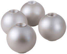 Globe pillar base set 3 inch globes