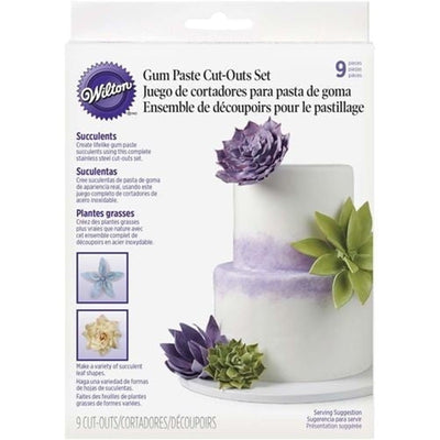 Wilton Gumpaste Succulents Cutter Set 9