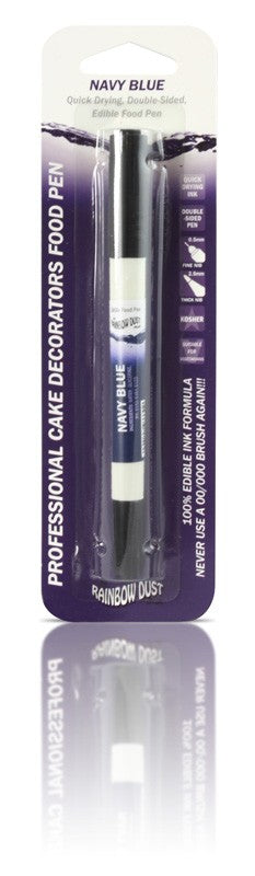 SPECIAL B/B END 2023 Edible marker pen Navy blue Double ended thick and thin