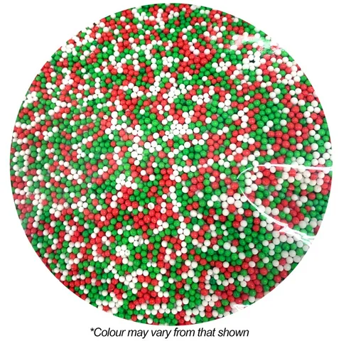 Non Pareils Festive Christmas blend red white green