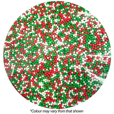 Non Pareils Festive Christmas blend red white green