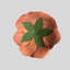 gumpaste calyx shown on the back of an icing rose