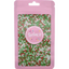 60g pack of festive red green and white non pareils sprinkles