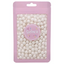 8mm sugar pearls Pearlised shimmer White 60g