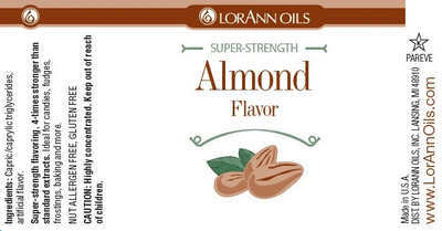 Lorann Oils flavouring 1oz 29.5ml Almond