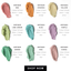 A color swatch chart showing twelve Icing swatches arranged in a grid with labels for Antique Red, Antique Orange, Antique Yellow, Antique Lime Green, Antique Blue, Antique Purple, Antique Green, Antique Teal, Antique Coral, and a black 'SHOP NOW' button at the bottom.