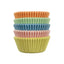 Pastel Rainbow mini cupcake papers 100