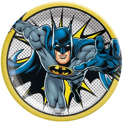 Batman party Dinner plates Pack of 8