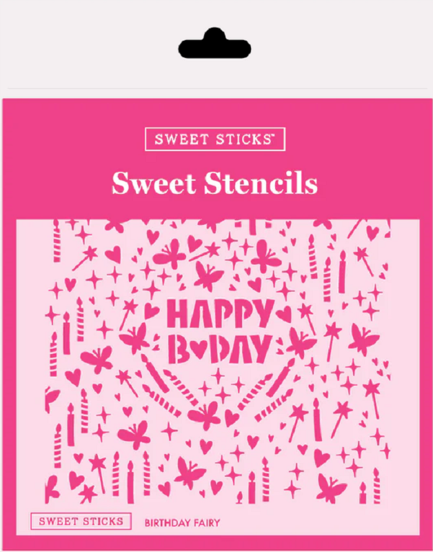 Birthday Fairy Stencil by Sweet Sticks