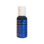A small bottle of metallic blue airbrush liquid pigment with a white cap, shown on a plain white background.