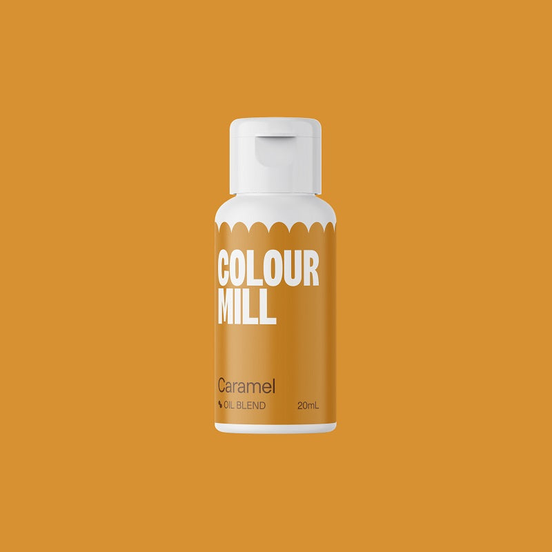 colour mill oil based colouring bottle caramel