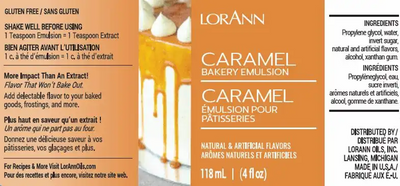 Caramel Emulsion flavouring 4oz 118ml Lorann