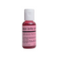 A small bottle of airbrush  food coloring with a white cap and a pink label reading 'neon brite pink' on a white background.