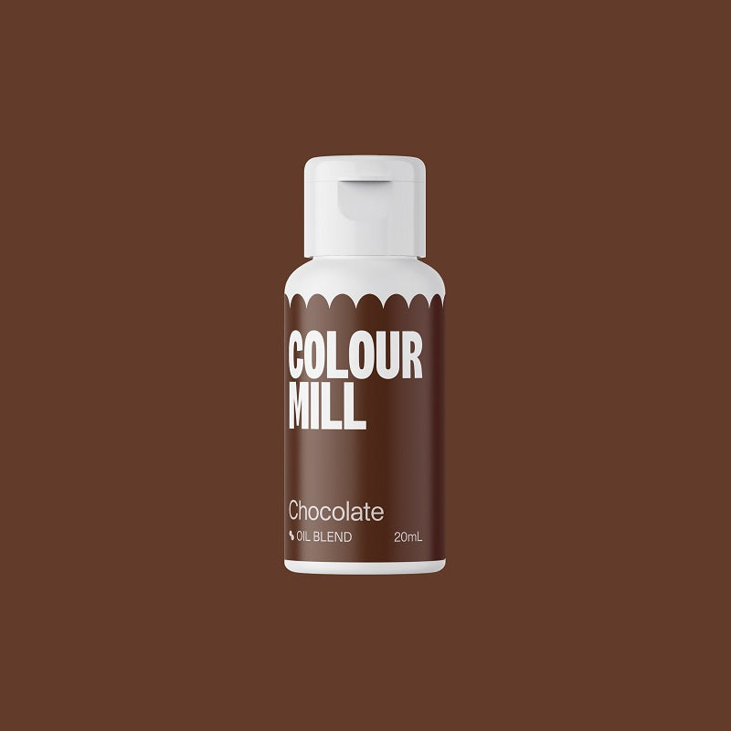 chocolate brown colour mill bottle