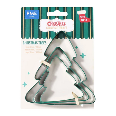 Christmas Tree Nesting set 3 cookie cutters by PME