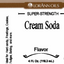 LorAnn Oils Super-Strength Cream Soda flavor label