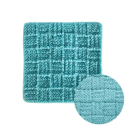 Crochet Weave silicone impression mat mould