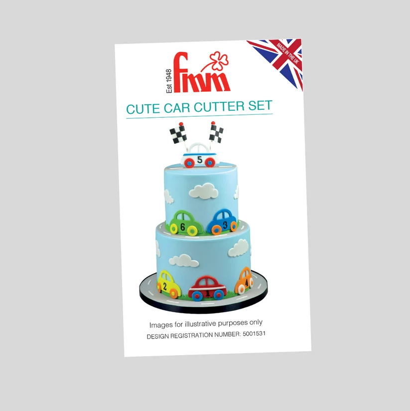 FMM cute car cutter set packaging