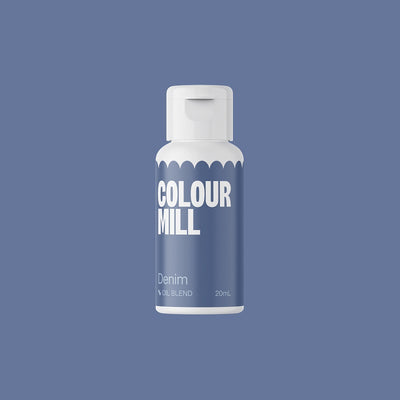 denim blue colour mill bottle