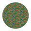 Dinosaur cupcake papers pattern #2 Green paper with Blue and Orange Dinosaurs