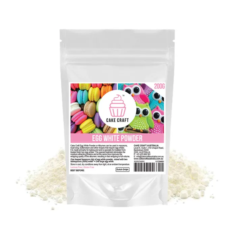 Egg White Powder 200 grams by Cake Craft