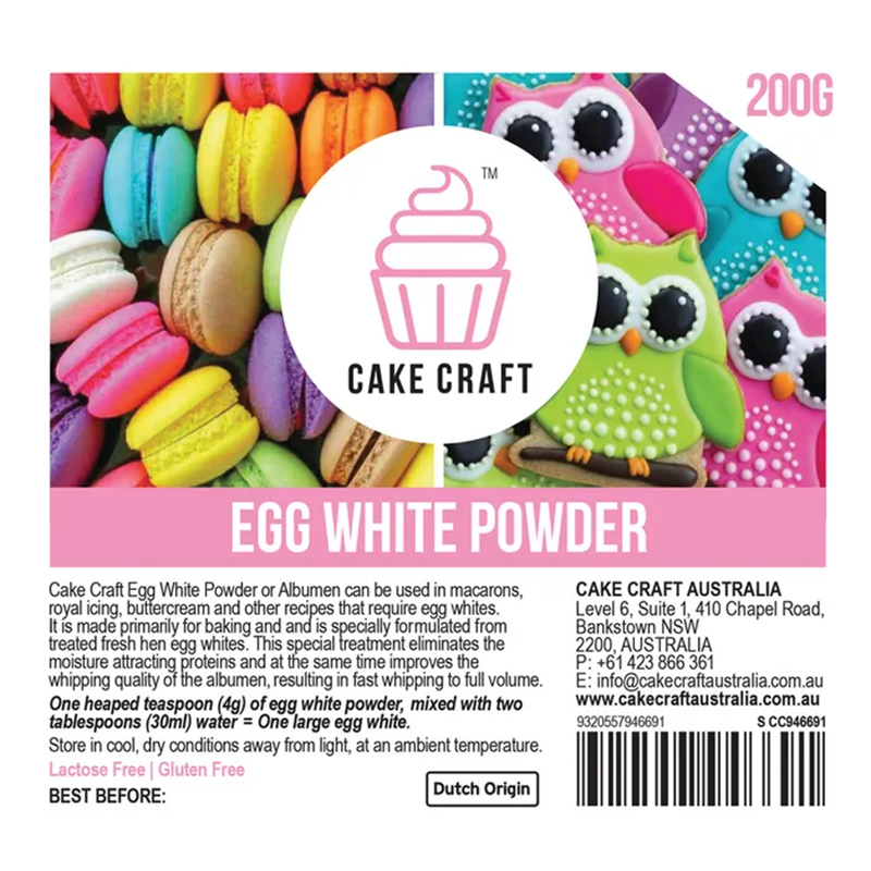 Egg White Powder 200 grams by Cake Craft