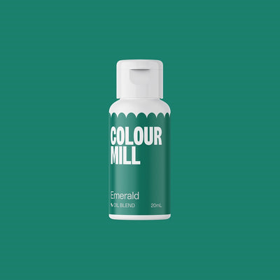 Emerald colour Mill bottle