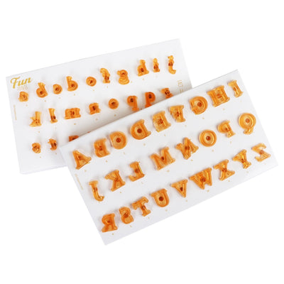 PME Fun Fonts embossing stamps Alphabet Stamp Set of 66 Upper and Lower Case Collection 2
