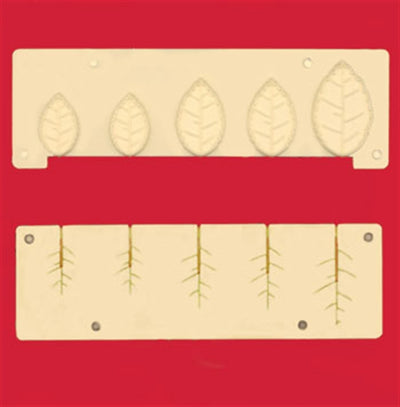 Rose leaf maker and veiner 5 sizes by FMM