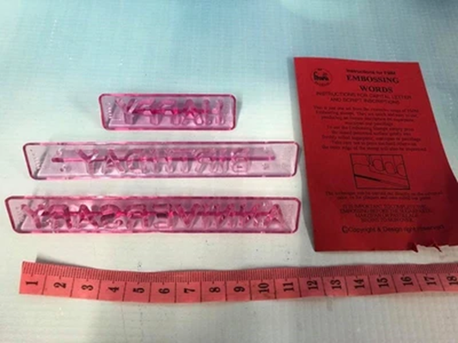 Mm imprint tools for happy birthday and anniversary