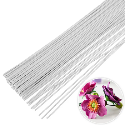 30 gauge wire WHITE (pkt 50) 35cm