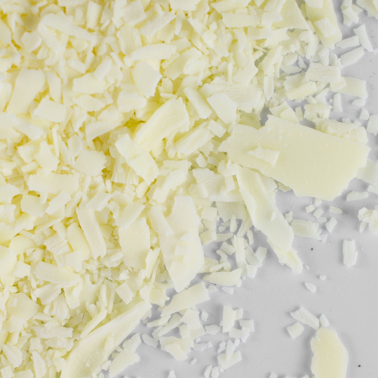 White chocolate shavings