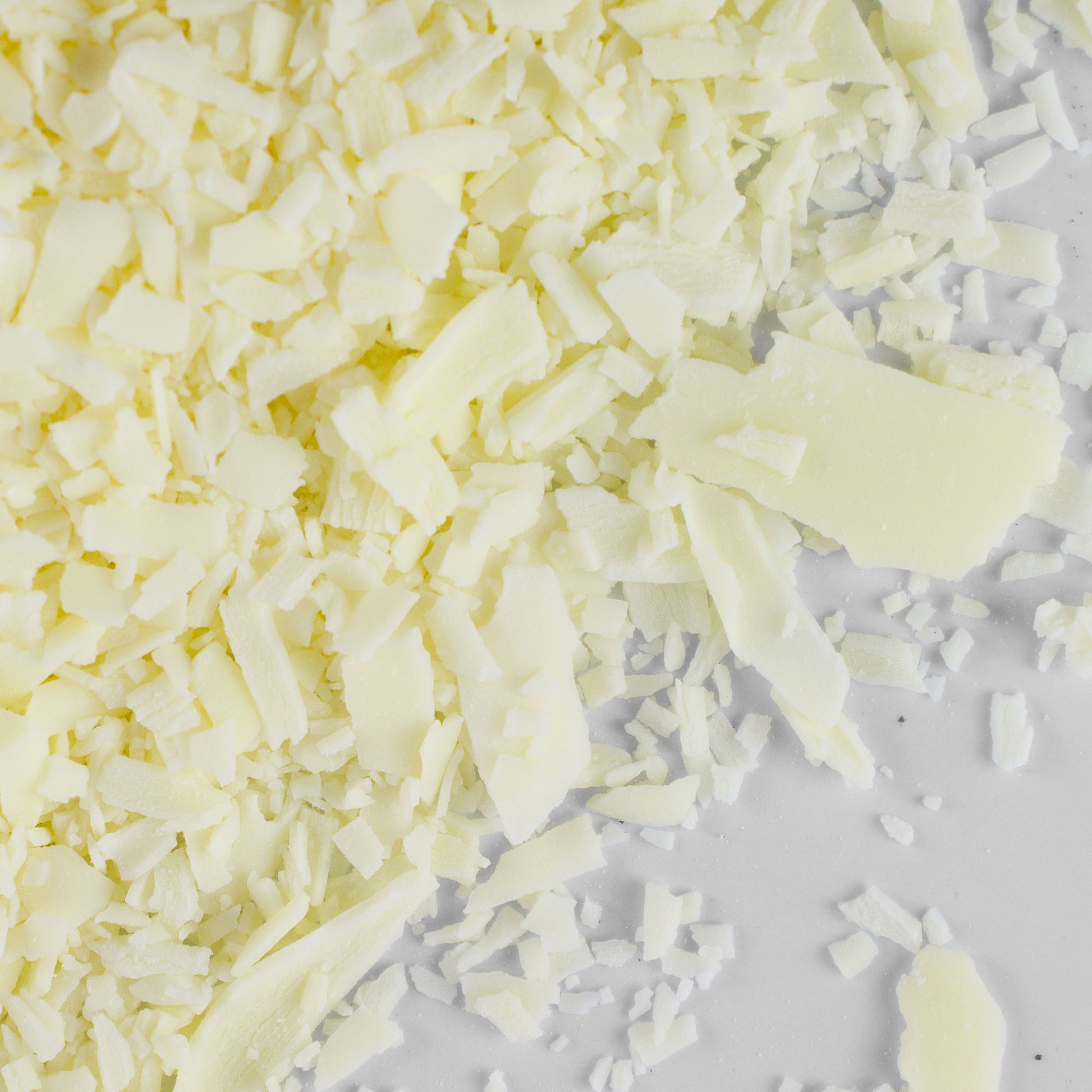 White chocolate shavings