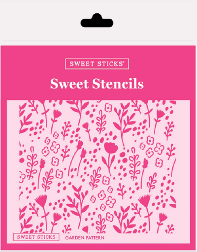 Garden Pattern Stencil by Sweet Sticks