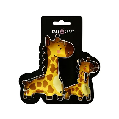 Giraffe cookie cutter set of 2 Mummy and baby