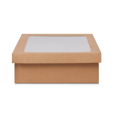 Grazing Box with clear window pack of 2 boxes 36cm x 8cm x 25cm