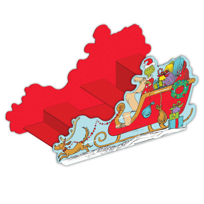 The Grinch Christmas sleigh Dr Seuss Treat Stand