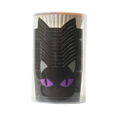 Black Cat straight sided cupcake papers baking cups