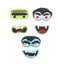 colorful monster face edible decorations 