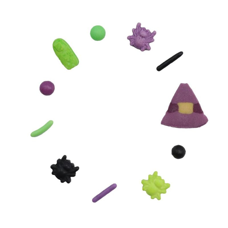 Assorted Halloween themed sprinkles