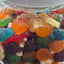Halloween multi colour gummy lollies by Mayceys in a glass jar