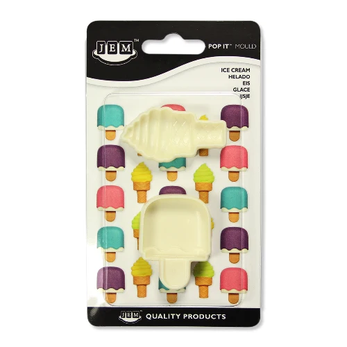 Ice cream mould and cutter set by Jem in retail blister packaging