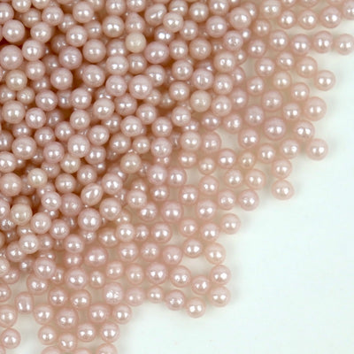 4mm sugar pearls Pearl Blush Pink 80g