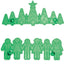 Christmas tree and kids or children border frieze cutter set by Jem