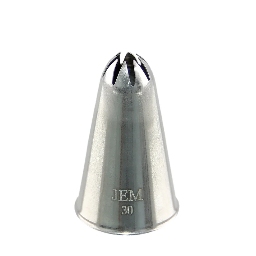 Jem piping nozzle tip 30 size view