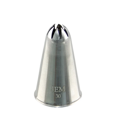 Jem piping nozzle tip 30 size view