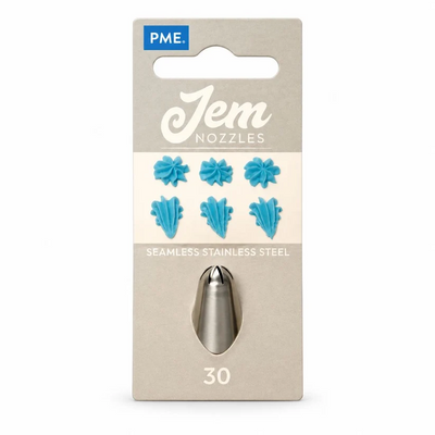 Jem piping nozzle tip 30 on retail hangsell card