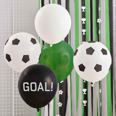 Soccer Ball party Kick off balloons bundle