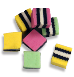 Licorice Allsorts Candy lollies