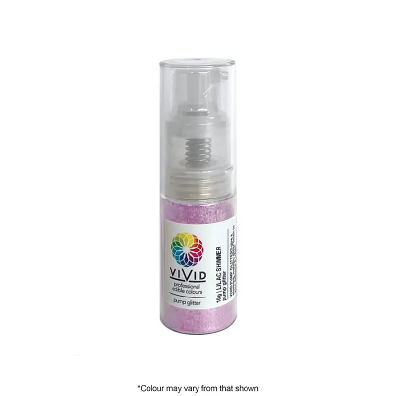 Edible glitter pump 10g by Vivid Lilac